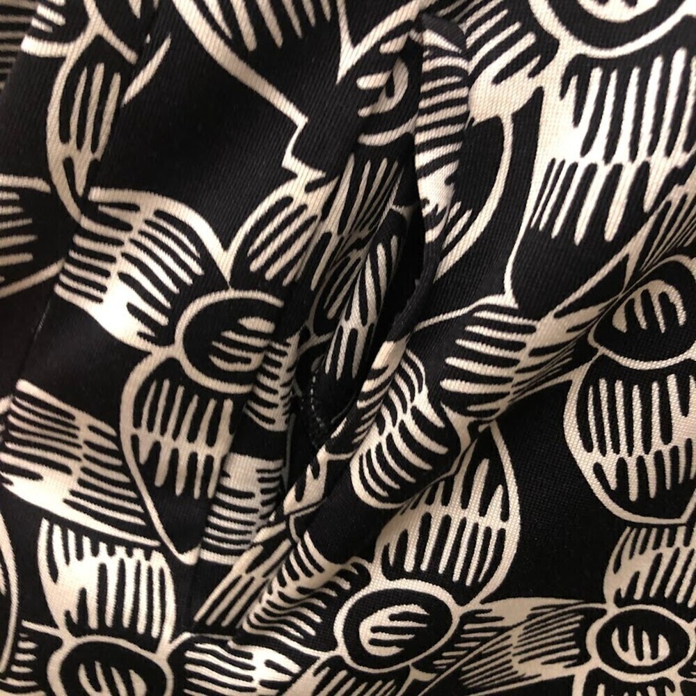 Vintage Diane von Furstenberg Women’s Silk Collared Slip On Dress Size 4 - Picture 11 of 13